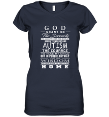 A shirt about Autism Women's V-Neck T-Shirt Women's V-Neck T-Shirt - belovedtshirt