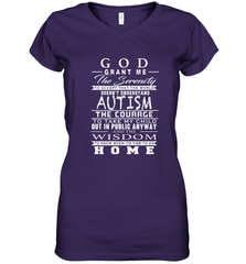A shirt about Autism Women's V-Neck T-Shirt Women's V-Neck T-Shirt - belovedtshirt
