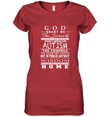 A shirt about Autism Women's V-Neck T-Shirt Women's V-Neck T-Shirt - belovedtshirt