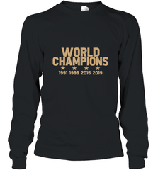 Us women's soccer team win world champions 4 four title 2019 Long Sleeve T-Shirt Long Sleeve T-Shirt - belovedtshirt