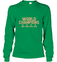 Us women's soccer team win world champions 4 four title 2019 Long Sleeve T-Shirt Long Sleeve T-Shirt - belovedtshirt