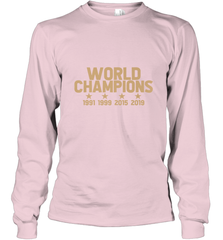 Us women's soccer team win world champions 4 four title 2019 Long Sleeve T-Shirt Long Sleeve T-Shirt - belovedtshirt