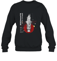 The Expanse Rocinante Ship Crewneck Sweatshirt Crewneck Sweatshirt - belovedtshirt