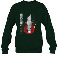 The Expanse Rocinante Ship Crewneck Sweatshirt Crewneck Sweatshirt - belovedtshirt