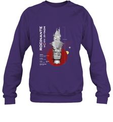 The Expanse Rocinante Ship Crewneck Sweatshirt Crewneck Sweatshirt - belovedtshirt