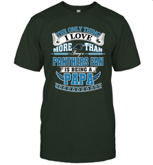 NFL The Only Thing I Love More Than Being A Carolina Panthers Fan Is Being A Papa Football Men's T-Shirt Men's T-Shirt - belovedtshirt