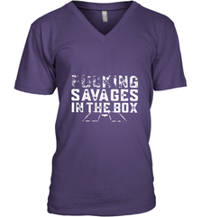 Fucking Savages In That Box Men's V-Neck Men's V-Neck - belovedtshirt
