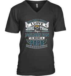 NFL The Only Thing I Love More Than Being A Jacksonville Jaguars Fan Is Being A Papa Football Men's V-Neck