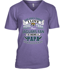 NFL The Only Thing I Love More Than Being A Jacksonville Jaguars Fan Is Being A Papa Football Men's V-Neck Men's V-Neck - belovedtshirt