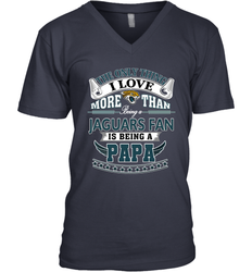 NFL The Only Thing I Love More Than Being A Jacksonville Jaguars Fan Is Being A Papa Football Men's V-Neck