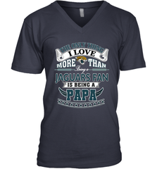NFL The Only Thing I Love More Than Being A Jacksonville Jaguars Fan Is Being A Papa Football Men's V-Neck Men's V-Neck - belovedtshirt