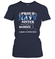 US Military Proud Navy Sister Men or Women Women's T-Shirt