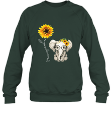 You Are My Sunshine Hippie Sunflower Elephant Gift Friend Crewneck Sweatshirt Crewneck Sweatshirt - belovedtshirt