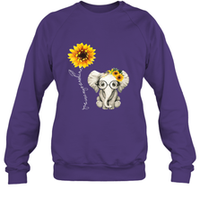 You Are My Sunshine Hippie Sunflower Elephant Gift Friend Crewneck Sweatshirt Crewneck Sweatshirt - belovedtshirt