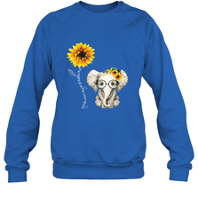 You Are My Sunshine Hippie Sunflower Elephant Gift Friend Crewneck Sweatshirt Crewneck Sweatshirt - belovedtshirt