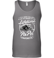 Papa Fathers Day Grandpa or Dad Men's Tank Top Men's Tank Top - belovedtshirt