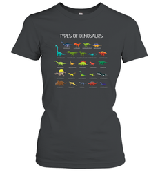 Types Of Dinosaurs Women's T-Shirt
