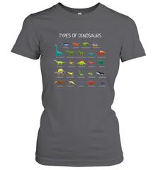 Types Of Dinosaurs Women's T-Shirt Women's T-Shirt - belovedtshirt