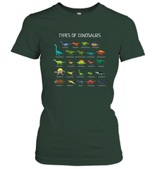 Types Of Dinosaurs Women's T-Shirt Women's T-Shirt - belovedtshirt