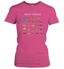 Types Of Dinosaurs Women's T-Shirt Women's T-Shirt - belovedtshirt