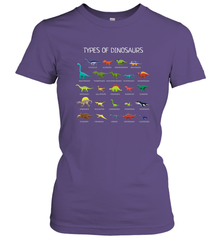 Types Of Dinosaurs Women's T-Shirt Women's T-Shirt - belovedtshirt