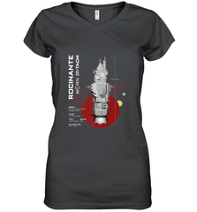 The Expanse Rocinante Ship Women's V-Neck T-Shirt Women's V-Neck T-Shirt - belovedtshirt