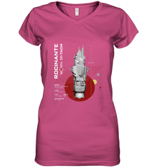 The Expanse Rocinante Ship Women's V-Neck T-Shirt Women's V-Neck T-Shirt - belovedtshirt