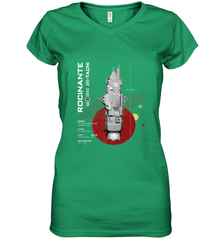 The Expanse Rocinante Ship Women's V-Neck T-Shirt Women's V-Neck T-Shirt - belovedtshirt