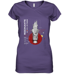 The Expanse Rocinante Ship Women's V-Neck T-Shirt Women's V-Neck T-Shirt - belovedtshirt