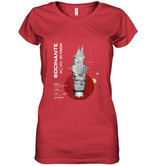 The Expanse Rocinante Ship Women's V-Neck T-Shirt Women's V-Neck T-Shirt - belovedtshirt