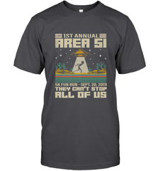 Storm Area 51 5K Fun Run They Can't Stop Us All Vintage UFO Men's T-Shirt Men's T-Shirt - belovedtshirt