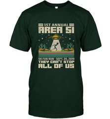 Storm Area 51 5K Fun Run They Can't Stop Us All Vintage UFO Men's T-Shirt Men's T-Shirt - belovedtshirt