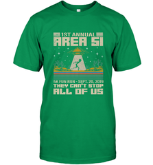 Storm Area 51 5K Fun Run They Can't Stop Us All Vintage UFO Men's T-Shirt Men's T-Shirt - belovedtshirt