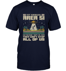 Storm Area 51 5K Fun Run They Can't Stop Us All Vintage UFO Men's T-Shirt Men's T-Shirt - belovedtshirt