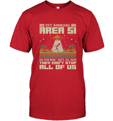 Storm Area 51 5K Fun Run They Can't Stop Us All Vintage UFO Men's T-Shirt Men's T-Shirt - belovedtshirt