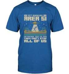 Storm Area 51 5K Fun Run They Can't Stop Us All Vintage UFO Men's T-Shirt Men's T-Shirt - belovedtshirt