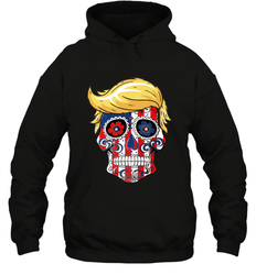 Trump sugar skull Hooded Sweatshirt