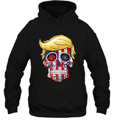 Trump sugar skull Hooded Sweatshirt Hooded Sweatshirt - belovedtshirt