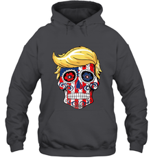 Trump sugar skull Hooded Sweatshirt Hooded Sweatshirt - belovedtshirt