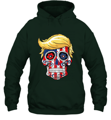 Trump sugar skull Hooded Sweatshirt Hooded Sweatshirt - belovedtshirt