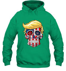 Trump sugar skull Hooded Sweatshirt Hooded Sweatshirt - belovedtshirt