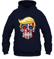 Trump sugar skull Hooded Sweatshirt Hooded Sweatshirt - belovedtshirt