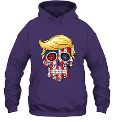 Trump sugar skull Hooded Sweatshirt Hooded Sweatshirt - belovedtshirt