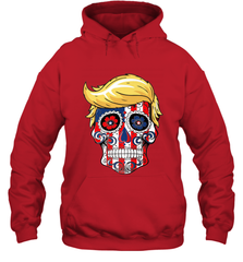 Trump sugar skull Hooded Sweatshirt Hooded Sweatshirt - belovedtshirt