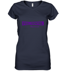 Full Frontal with Samantha Bee Purple Logo Women's V-Neck T-Shirt Women's V-Neck T-Shirt - belovedtshirt