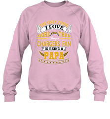 NFL The Only Thing I Love More Than Being A Los Angeles Chargers Fan Is Being A Papa Football Crewneck Sweatshirt Crewneck Sweatshirt - belovedtshirt