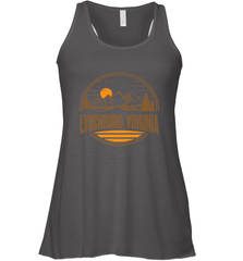 Vintage Lynchburg, Virginia Mountain Hiking Souvenir Print Women's Racerback Tank Women's Racerback Tank - belovedtshirt