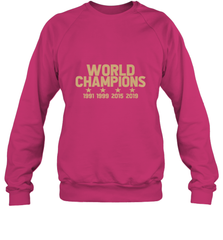 Us women's soccer team win world champions 4 four title 2019 Crewneck Sweatshirt Crewneck Sweatshirt - belovedtshirt