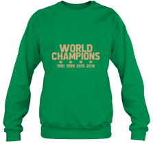 Us women's soccer team win world champions 4 four title 2019 Crewneck Sweatshirt Crewneck Sweatshirt - belovedtshirt
