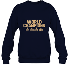 Us women's soccer team win world champions 4 four title 2019 Crewneck Sweatshirt Crewneck Sweatshirt - belovedtshirt